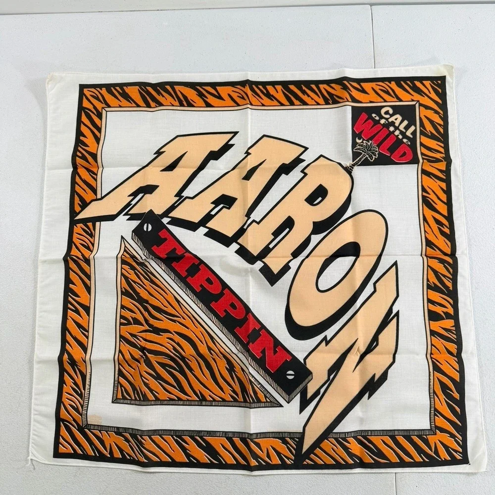 Vintage Aaron Tippin Call Of The Wild Country Music Bandana Scarf 21